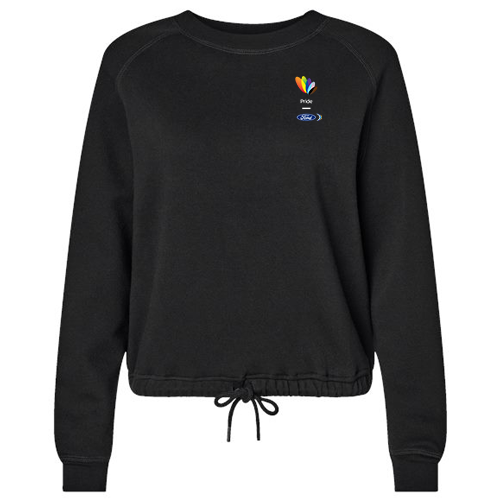 PRIDE LAT Women's Relaxed 3-End Boxy Fleece Crewneck