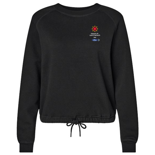 FHLN LAT Women's Relaxed 3-End Boxy Fleece Crewneck
