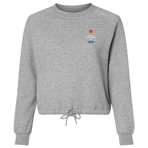 FHLN LAT Women's Relaxed 3-End Boxy Fleece Crewneck
