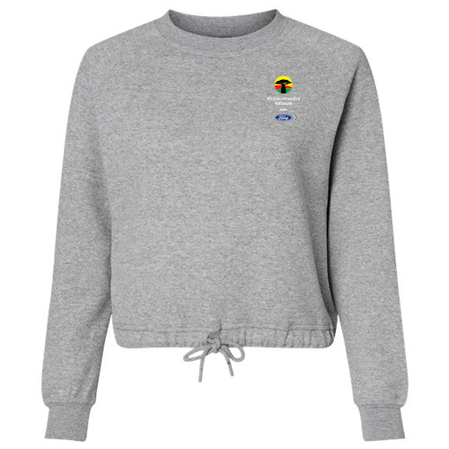 LAT Women's Relaxed 3-End Boxy Fleece Crewneck