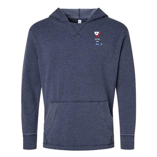 VETNG LAT Vintage Wash Fleece Hoodie