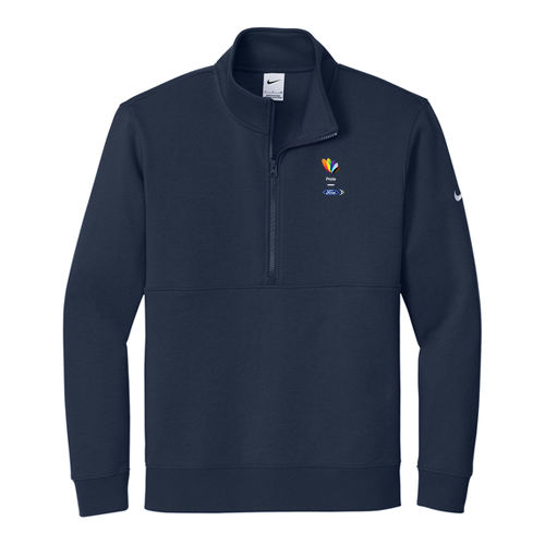 PRIDE Nike Club Fleece Swoosh 1/2 Zip