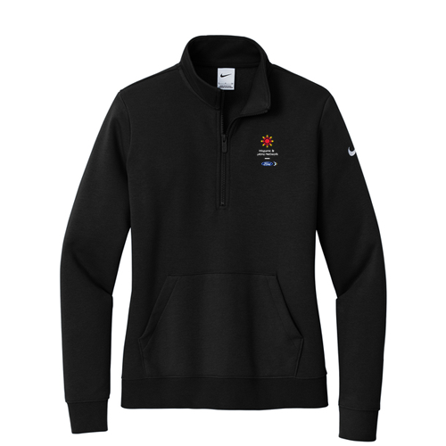 FHLN Nike Club Fleece Swoosh 1/2 Zip Ladies