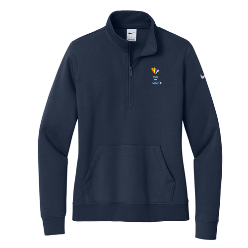 PRIDE Nike Club Fleece Swoosh 1/2 Zip Ladies